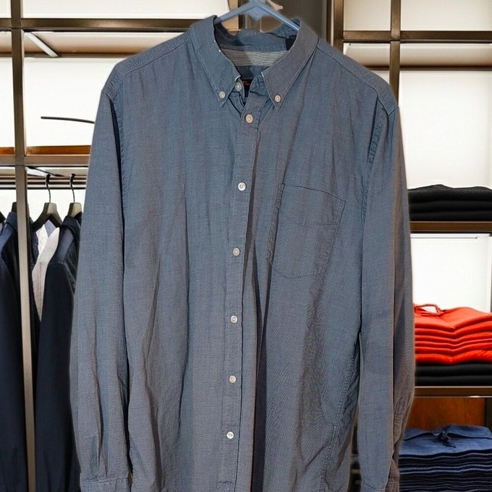 Ben Sherman Signature Navy Button Down Shirt